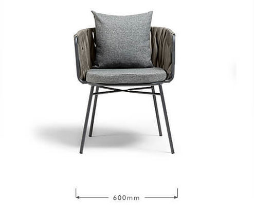 Outdoor Furniture Steel Garden Set Plastic Rattan 2 Seating Bistro Set for Patio