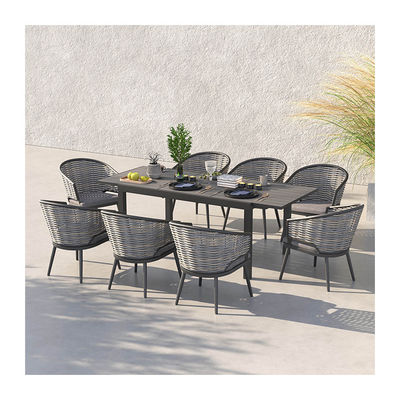 50lbs Table Weight AJUNION Luxury Restaurant Garden Furniture Mixed Wicker Chair Set