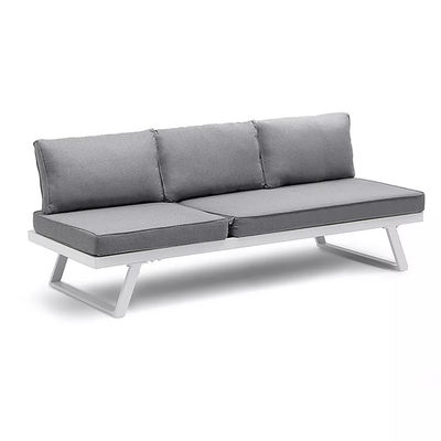 AJUNION Modern U Shape Outdoor Furniture Set Aluminum Frame Corner Lounge for Garden