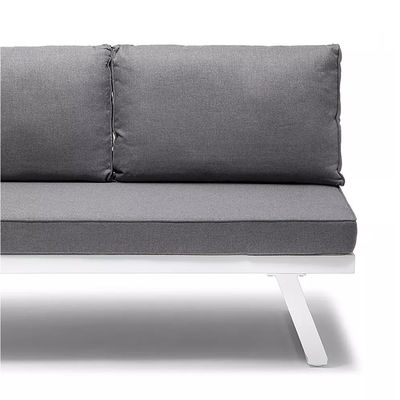 AJUNION Modern U Shape Outdoor Furniture Set Aluminum Frame Corner Lounge for Garden