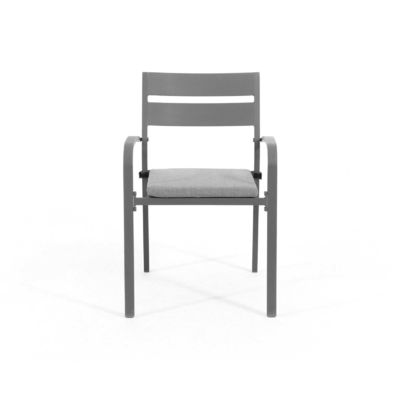 AJUNION X Shape Outdoor Dining Set for Restaurant 76&quot;D x 36&quot;W x 30''H Table Size