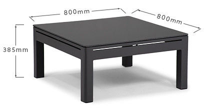 Y Mail Packing AJUNION Modern Luxury Garden Furniture L Shape Sectional Lounge Set
