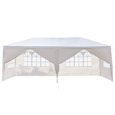 Powder Coated AJUNION 10' x 20' Outdoor Tent Canopy Gazebo Pavilion for Wedding Party