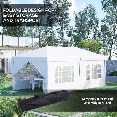 AJUNION Customized Size Outdoor Party Tent Pop Up Gazebo Tent with High Density Fabric