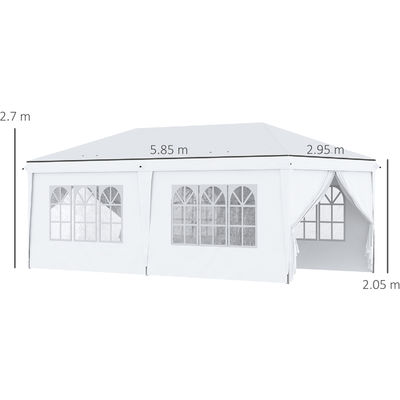 AJUNION Customized Size Outdoor Party Tent Pop Up Gazebo Tent with High Density Fabric