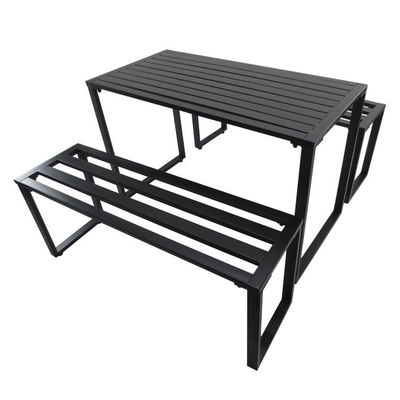 AJUNION Outdoor Furniture Set for Leisure Facilities Dining Tables Benches and Gardens