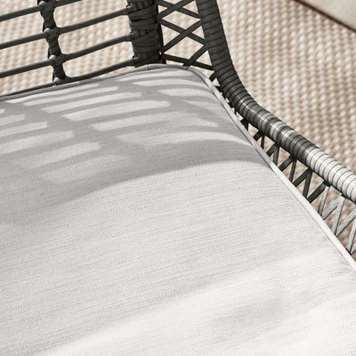 Metal Frame Garden Set 4 Seating Balcony Furniture Plastic Rattan Patio Furniture