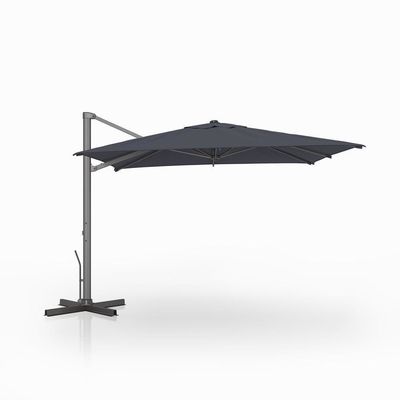 AJUNION 10ft Aluminum Luxury Patio Umbrella Auto Tilt Waterproof Parasol for Outdoor