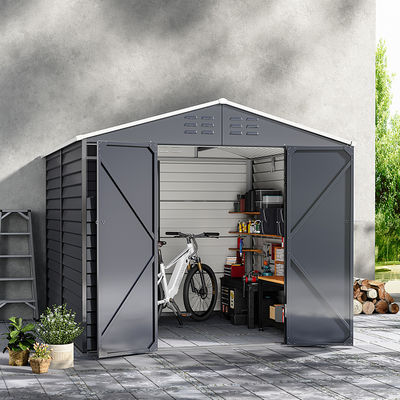 43kg AJUNION Metal Garden House Storage Building Shed Waterproof and Durable Solution