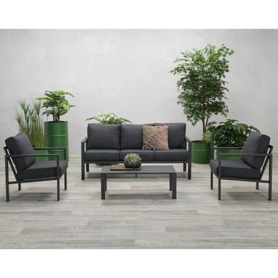 5 Seater Outdoor Furniture Set Made of Aluminum for Modern Outdoor Living