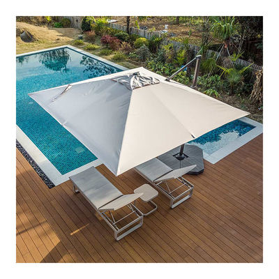 Modern Design Style 1-Tier Cantilever Umbrella for Garden Sun Shade and Protection