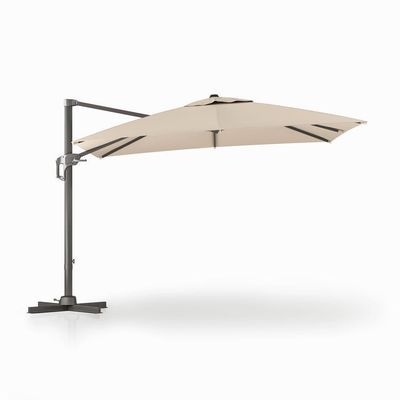 Modern Design Style 1-Tier Cantilever Umbrella for Garden Sun Shade and Protection