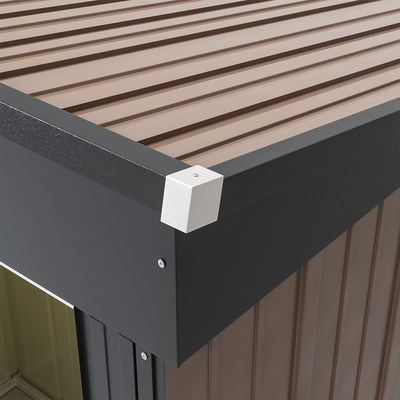 Waterproof Metal Storage Shed Steel Garden House Color Steel Plate Galvanized Steel