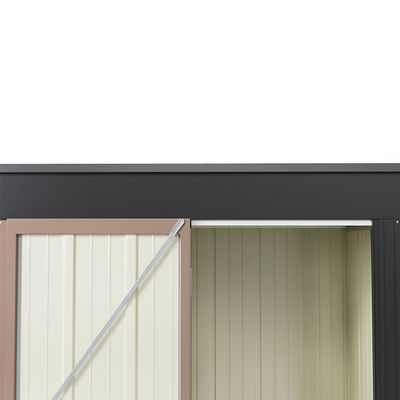 Waterproof Metal Storage Shed Steel Garden House Color Steel Plate Galvanized Steel