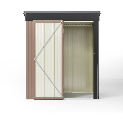 Waterproof Metal Storage Shed Steel Garden House Color Steel Plate Galvanized Steel