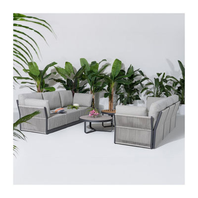 Modern Luxury Patio Furniture Fabric Sofa Garden Set for Villa Garden Modern Style