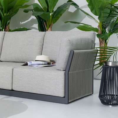Modern Luxury Patio Furniture Fabric Sofa Garden Set for Villa Garden Modern Style