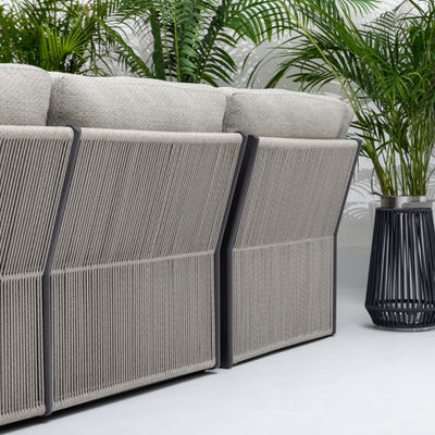 Modern Luxury Patio Furniture Fabric Sofa Garden Set for Villa Garden Modern Style