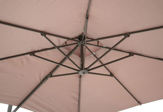 Double Top Patio Umbrella Garden Parasol Waterproof Canopy AJUNION W300xD300xH260cm