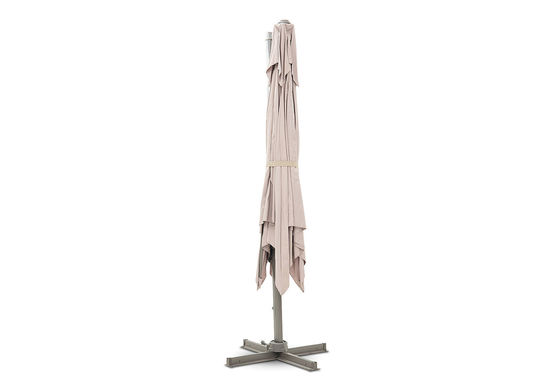 Double Top Patio Umbrella Garden Parasol Waterproof Canopy AJUNION W300xD300xH260cm