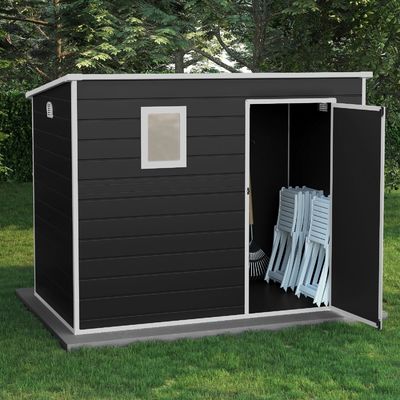 Efficiently Organize Your Garden Tools with W236xD130xH194cm Lockable Garden House
