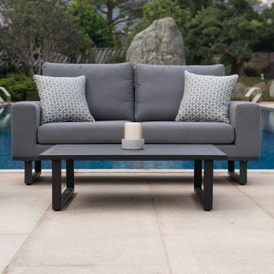 Elevate Your Garden with AJUNION All Weather Fabric Outdoor Furniture Sofa Lounge Set