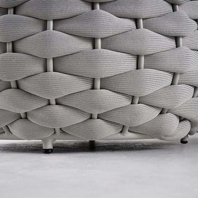 Outdoor Balcony Villa Commercial Rope Garden Set with Modern Design Style Sofa Lounge