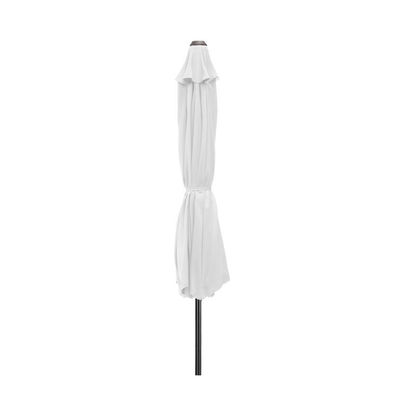 Waterproof AJUNION 9ft Outdoor Offset Umbrella for Cafe and Patio in Modern Style