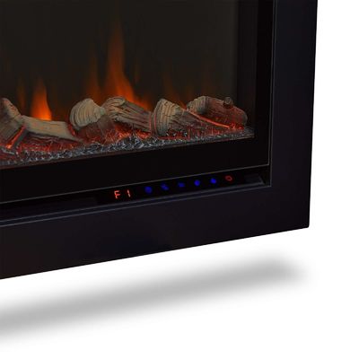Modern Wall Mounted Electric Fireplace Insert with 6 Flame Colors and 3d Water Vapor