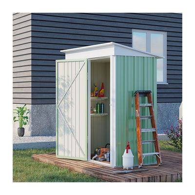 Secure Lockable Door Storage Shed for Tools and Bikes 2-tier Adjustable Shelf Design