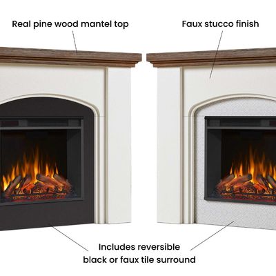 Indoor Warming Electric Fireplace Cabinet Heating up area 1000 square feet Decorative
