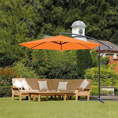 Patio Umbrella 10FT Steel Frame Waterproof Sun Shade Parasol for Outdoor Hanging Offset