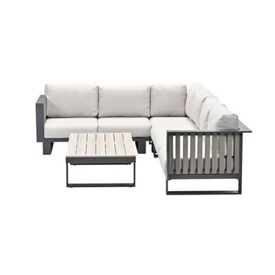 Stylish and Durable AJUNION All Weather Cushions Garden Furniture Set for Your Patio