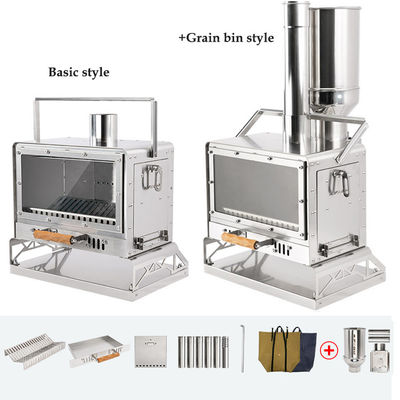 Stainless Steel Portable Foldable Heating Camp Stove for Outdoor Camping Graden Sets