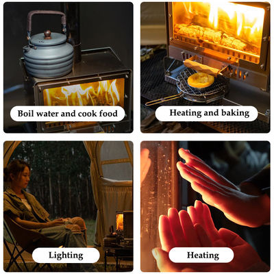 Stainless Steel Portable Foldable Heating Camp Stove for Outdoor Camping Graden Sets