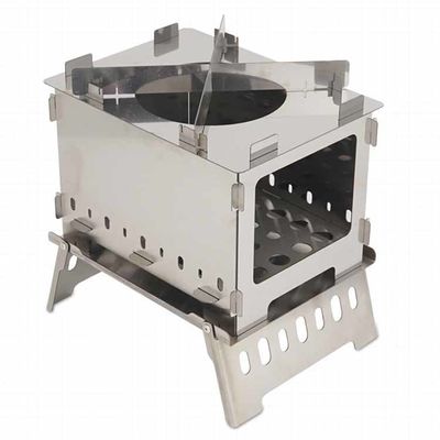 20*15*21 cm or OEM Fire Pits Stainless Steel Mini Foldable Camping Stove for Picnics