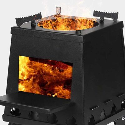 Embroidery or Printing Fire Pits Portable Wood Burning Stove for Camping and Hiking