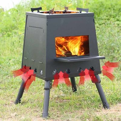 Embroidery or Printing Fire Pits Portable Wood Burning Stove for Camping and Hiking