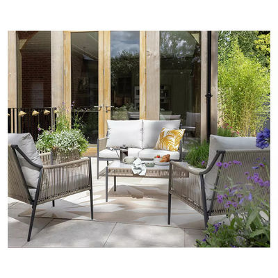 Transform Your Patio with AJUNION Metal Furniture Set Armchair Size W64 x D78 x H79cm