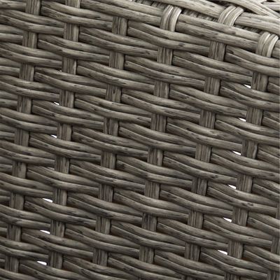 AJUNION Rattan Weave Cushion Storage Box A Must-Have for Tools Lock and Wheels Included