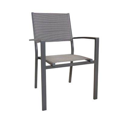 Outdoor Restaurant Furniture Metal Dining Set with 8 Seat Expandable Table by AJUNION