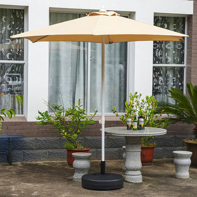 Camping Round Aluminum Center Pole Umbrella for Outdoor Restaurant Cafe Hotel Garden Beach