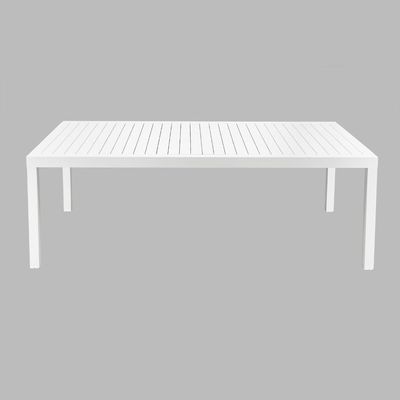 Modern Style Aluminum Outdoor Dining Set 12 Seat Armchair and Extendable Dining Table