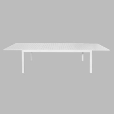 Modern Style Aluminum Outdoor Dining Set 12 Seat Armchair and Extendable Dining Table