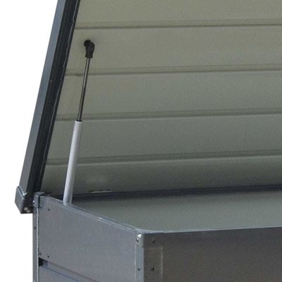 Modern Design AJUNION 600L Metal Waterproof Outdoor Garden Storage Box for Poolside