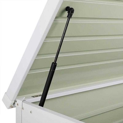 Galvanized Steel Outdoor Storage Box for Garden Tools and Cushions Sustainable Design