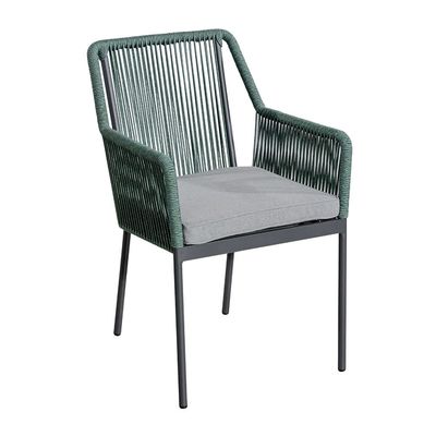 Restaurant Furniture Set for 6 People AJUNION Modern Luxury Outdoor Table and Chairs