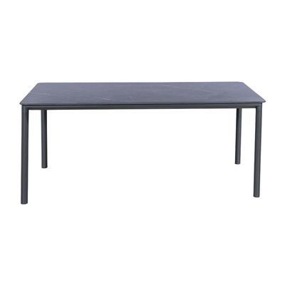 Restaurant Furniture Set for 6 People AJUNION Modern Luxury Outdoor Table and Chairs