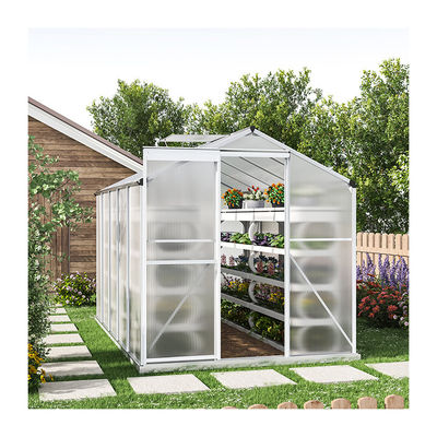 Garden Greenhouses by AJUNION Easily Assembled Polycarbonate Aluminum Frame Structure