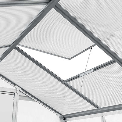 Garden Greenhouses by AJUNION Easily Assembled Polycarbonate Aluminum Frame Structure